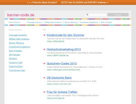 Foto von Banner Code