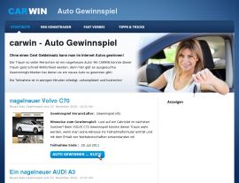 Foto von CarWin ... Auto Gewinnspiele und weitere Topp Gewinne im Web!