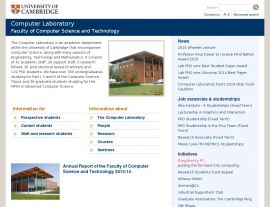 Foto von University of Cambridge: Computer Laboratory