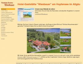 Foto von Hotel-Gaststätte "Wiesbauer" am Hopfensee im Allgäu