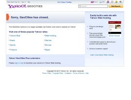 Foto von Yahoo! GeoCities - Your Home on the Web®