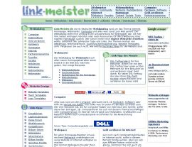 Foto von Link-Meister.de - zeigt Euch,wie man im Internet Geld verdient,seine Homepage optimiert,wo man einkaufen kann,welche Suchmaschinen es gibt,uvm...