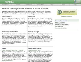 Foto von Phorum: PHP Message Board