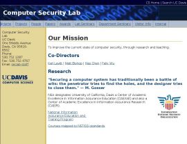 Foto von UC Davis Computer Security Laboratory