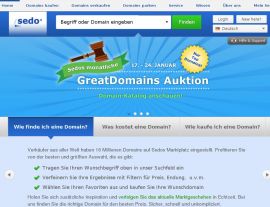 Foto von Sedo.de - Domains kaufen, verkaufen und bewerten