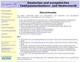 Foto von tkrecht.de - Deutsches und Europäisches Telekommunikations- und Medienrecht