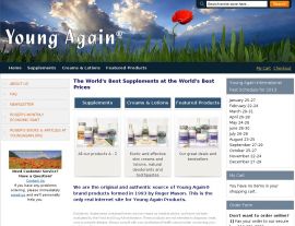 Foto von Young Again Nutrients Europe Front Page
